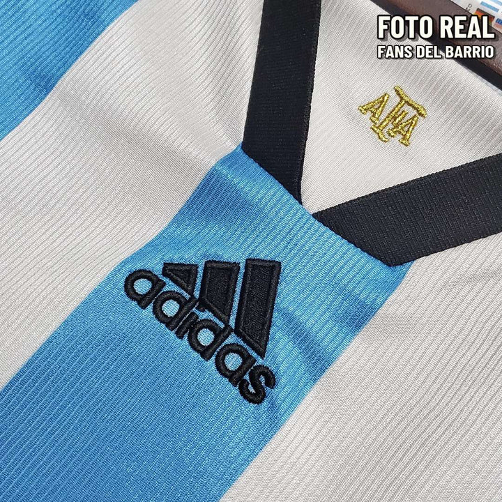 Camiseta Retro Selección de Argentina Local 1998 de Hombre (Adidas)
