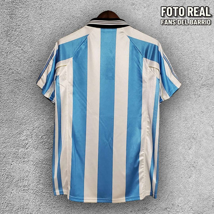 Camiseta Retro Selección de Argentina Local 1998 de Hombre (Adidas)