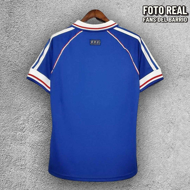 Camiseta Retro Selección de Francia Local 1998 de Hombre (Adidas)
