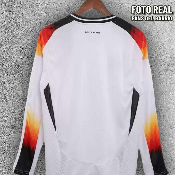 Camiseta Manga Larga Fan Selección de Alemania Local 2024 de Hombre (Adidas)