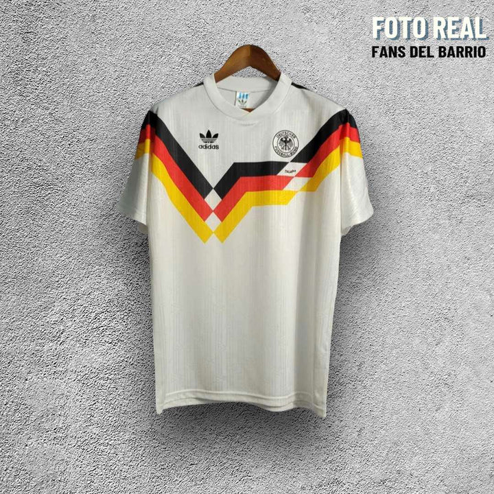 Camiseta Retro Selección de Alemania Local 1990 de Hombre (Adidas)