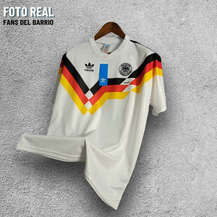 Camiseta Retro Selección de Alemania Local 1990 de Hombre (Adidas)