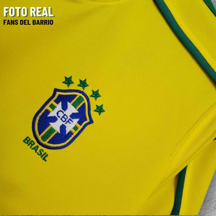 Camiseta Retro Selección de Brasil Local 1998 de Hombre (Nike)