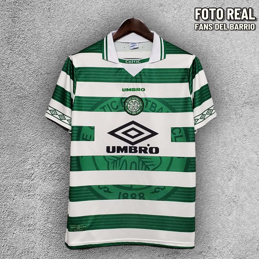 Celtic F.C. 1998-99 Local Camiseta Retro de Hombre (Umbro)