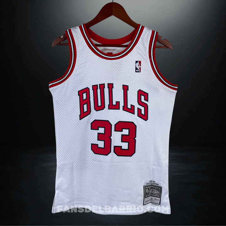 Camiseta NBA Chicago Bulls 1995/96 Local para Hombre (Hardwood Classics: Mitchell & Ness)