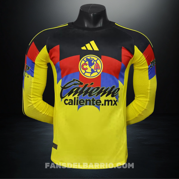 Camiseta Manga Larga Player Club America 2025/26 Local para Hombre