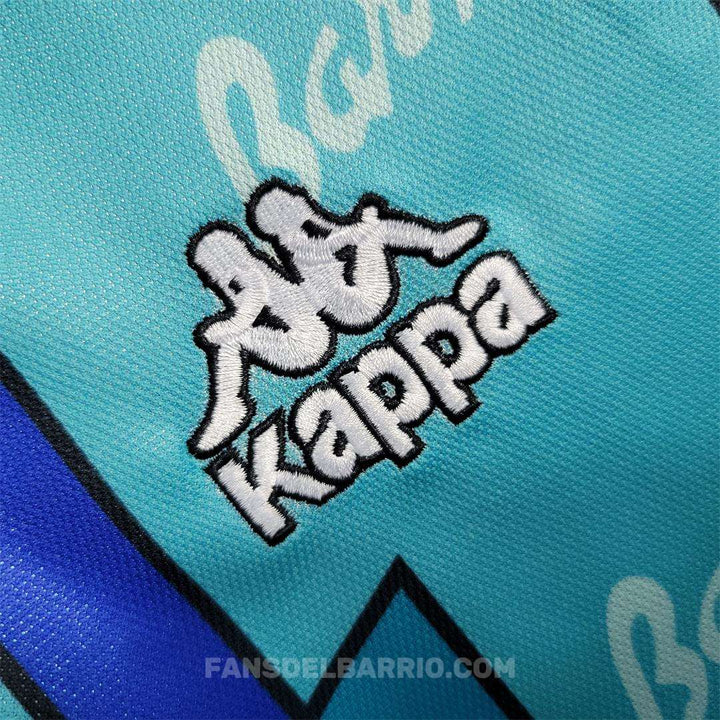 F.C. Barcelona 1996-97 Visita Camiseta Retro para Hombre (Kappa)