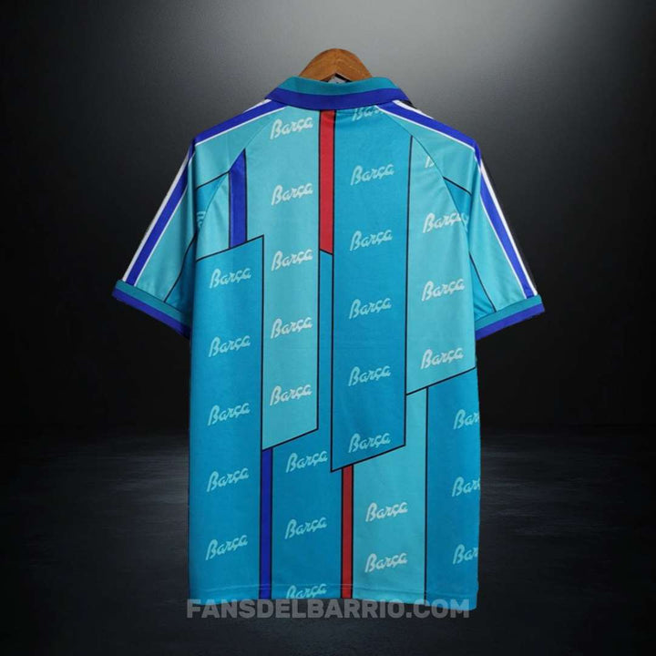 F.C. Barcelona 1996-97 Visita Camiseta Retro para Hombre (Kappa)