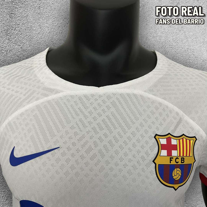 F.C. Barcelona 2023-24 Visitante Camiseta Player de Hombre (Nike)