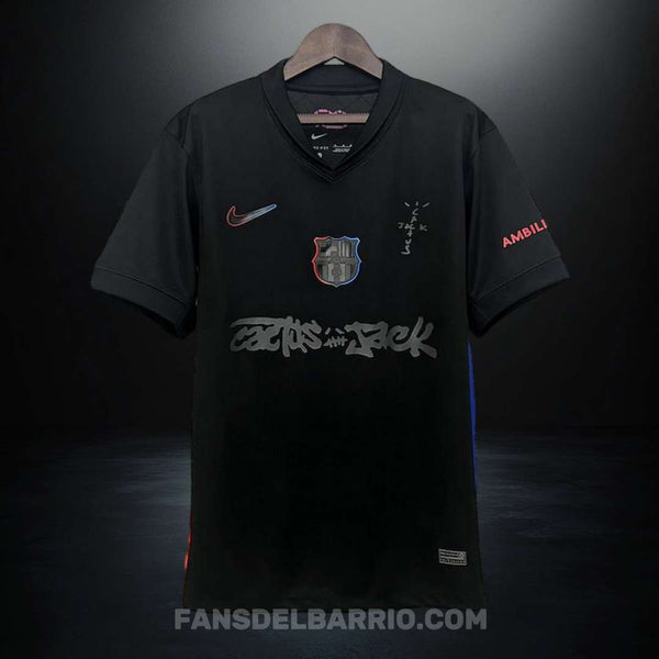 Camiseta Fan F.C. Barcelona 2024/25 Visita Edición Travis Scott para Hombre
