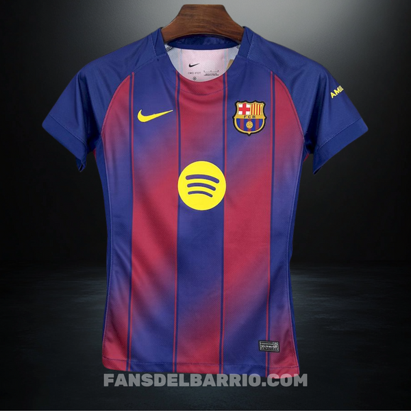 Camiseta Fan F.C. Barcelona 2025/26 Local para Mujer