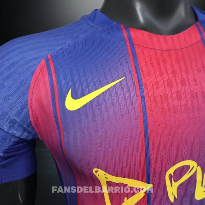 Camiseta Player F.C. Barcelona 2025/26 Local Edición Ed Sheeran para Hombre