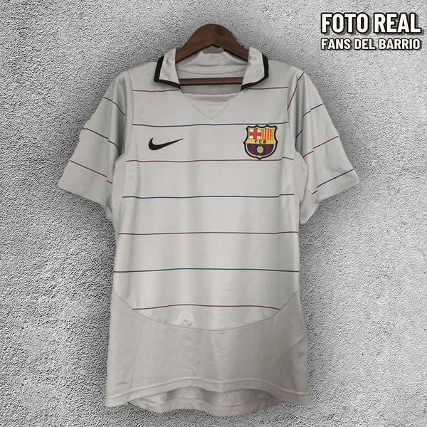 FC Barcelona 2004-05 Alternativo Camiseta Retro de Hombre (Nike)