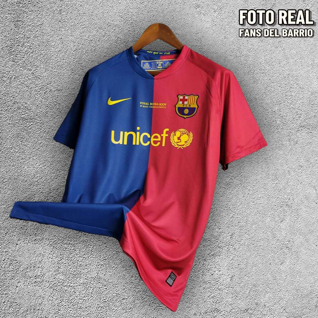 Nike FC Barcelona 2009年ローマファイナル L Camiseta Retro FC Barcelona 2008/09 Local Edición Champions League