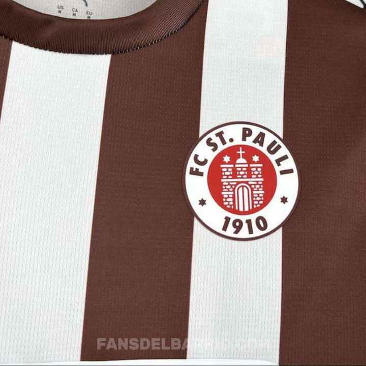 Camiseta Fan FC ST. Pauli 2025/26 Local para Hombre