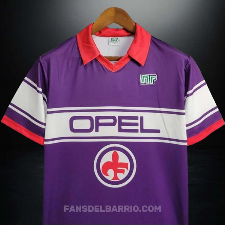 Fiorentina 1984-85 Local Camiseta Retro para Hombre (Ennerre)
