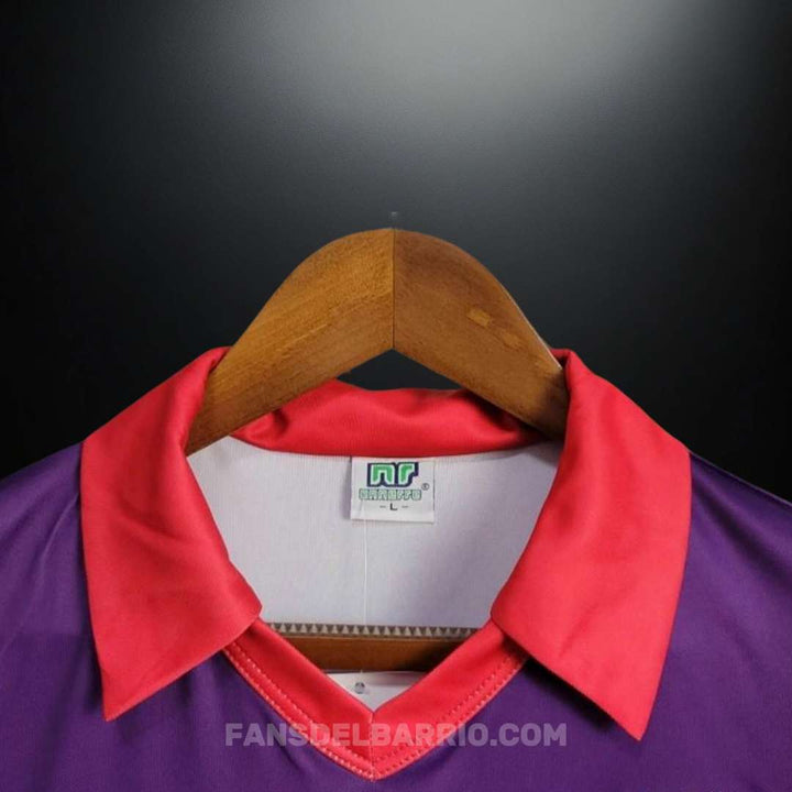 Fiorentina 1984-85 Local Camiseta Retro para Hombre (Ennerre)