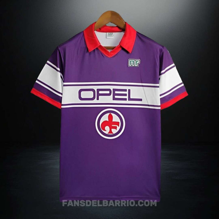 Fiorentina 1984-85 Local Camiseta Retro para Hombre (Ennerre)