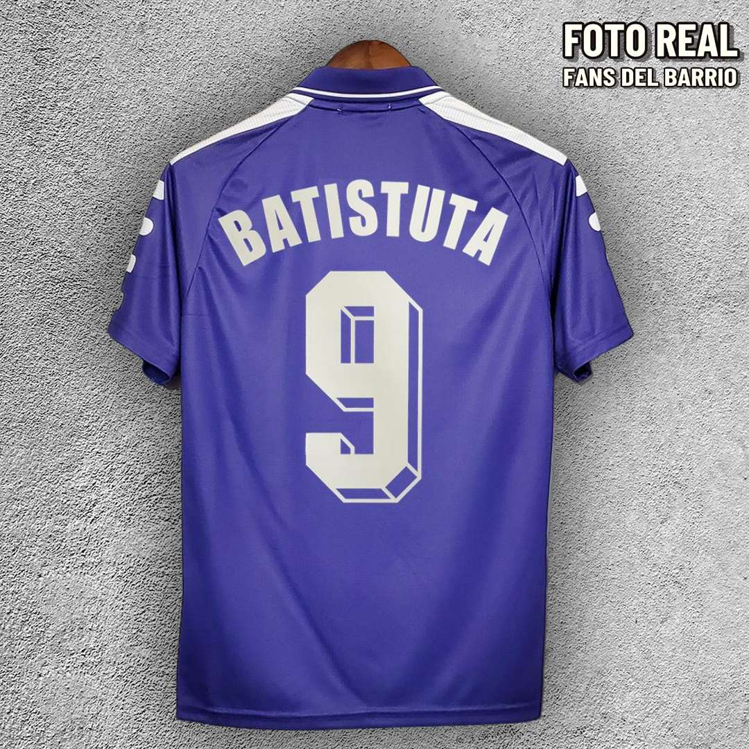 Fiorentina 1998-99 Local Camiseta Retro de Hombre (FILA)
