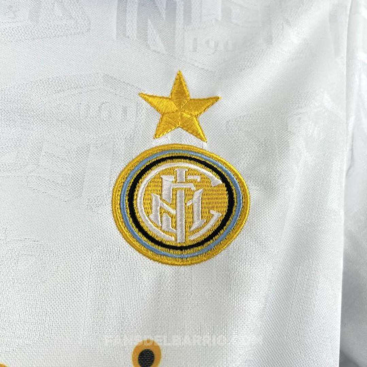 Inter de Milán 1994-95 Visita Camiseta Retro para Hombre (Umbro)