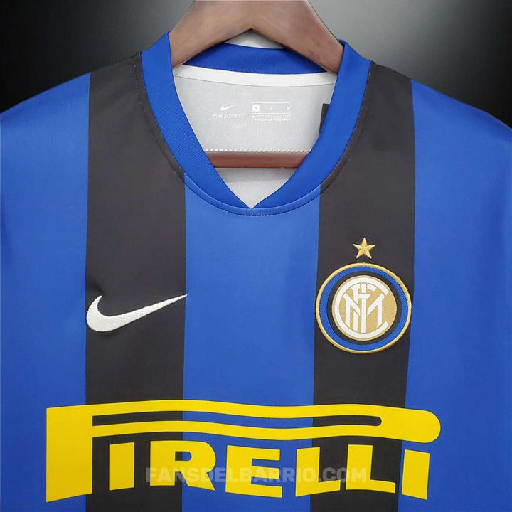 Inter de Milán 2008-09 Local Camiseta Retro para Hombre (Nike)