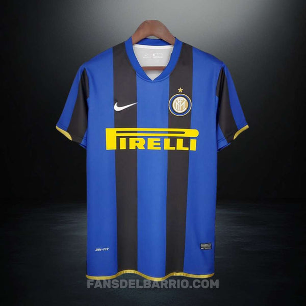 Inter de Milán 2008-09 Local Camiseta Retro para Hombre (Nike)