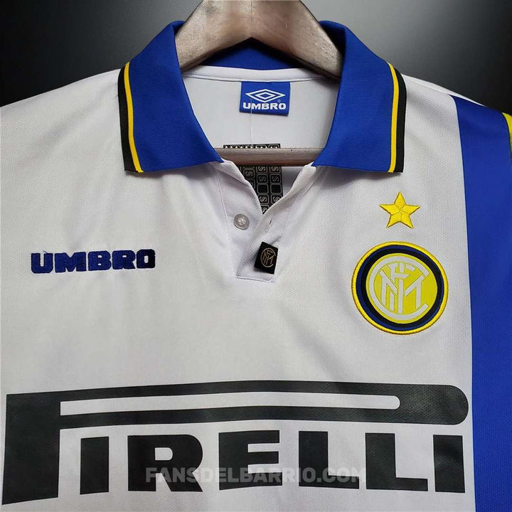 Camiseta Retro Inter de Milán Visita 1997/98 para Hombre (Umbro)