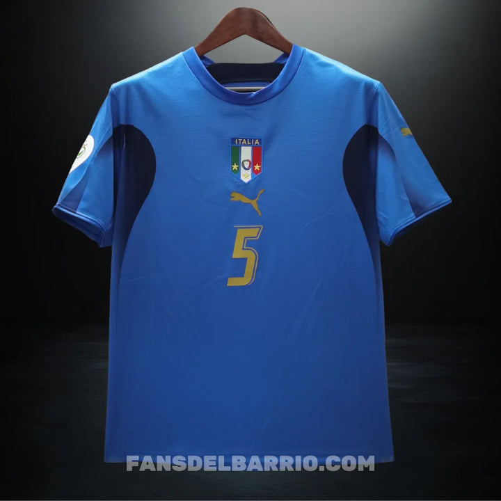 Camiseta Fan Selección de Italia 2006 Local para Hombre