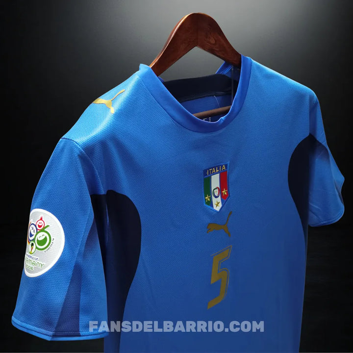 Camiseta Fan Selección de Italia 2006 Local para Hombre