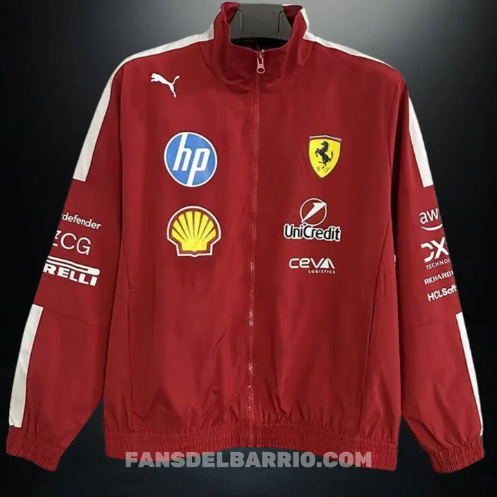 Jacket Team Ferrari 2025 Formula 1 para Hombre