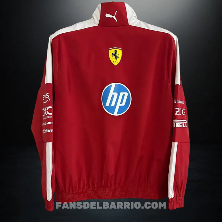 Jacket Team Ferrari 2025 Formula 1 para Hombre