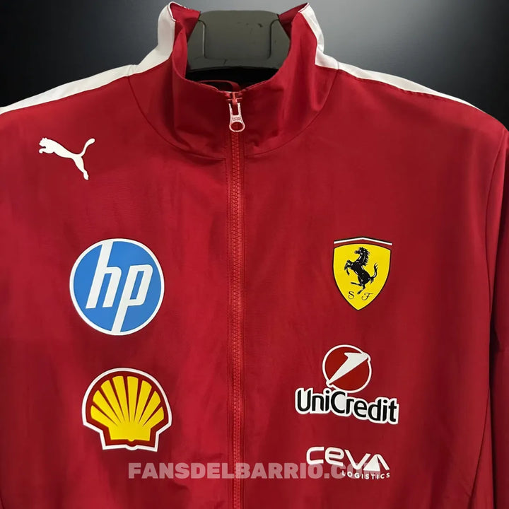 Jacket Team Ferrari 2025 Formula 1 para Hombre