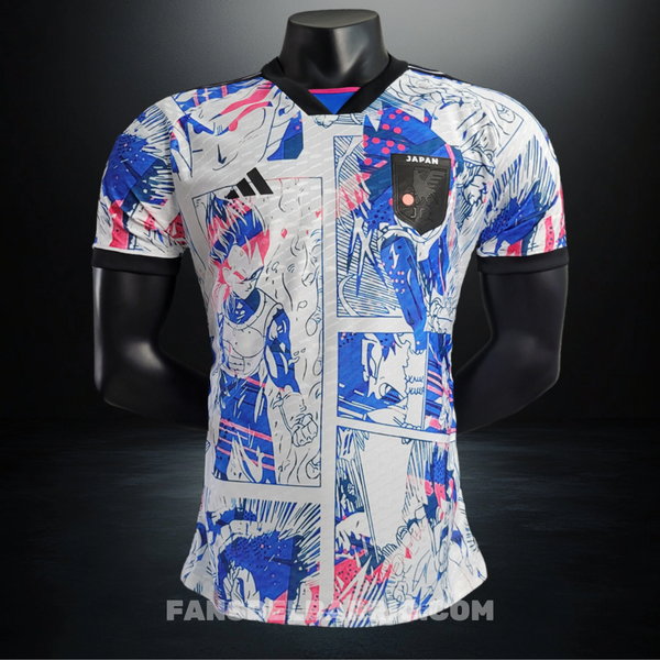 Camiseta Player Selección de Japón 2023 Edición Especial Vegeta Dragon Ball para Hombre
