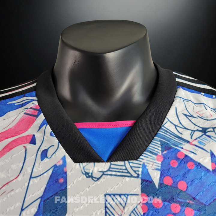 Camiseta Player Selección de Japón 2023 Edición Especial Vegeta Dragon Ball para Hombre