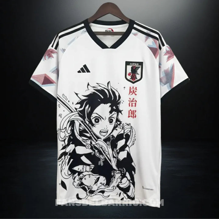 Camiseta Fan Selección de Japón 2024 Edición Especial Kimetsu no Yaiba: Tanjiro Kamado para Hombre
