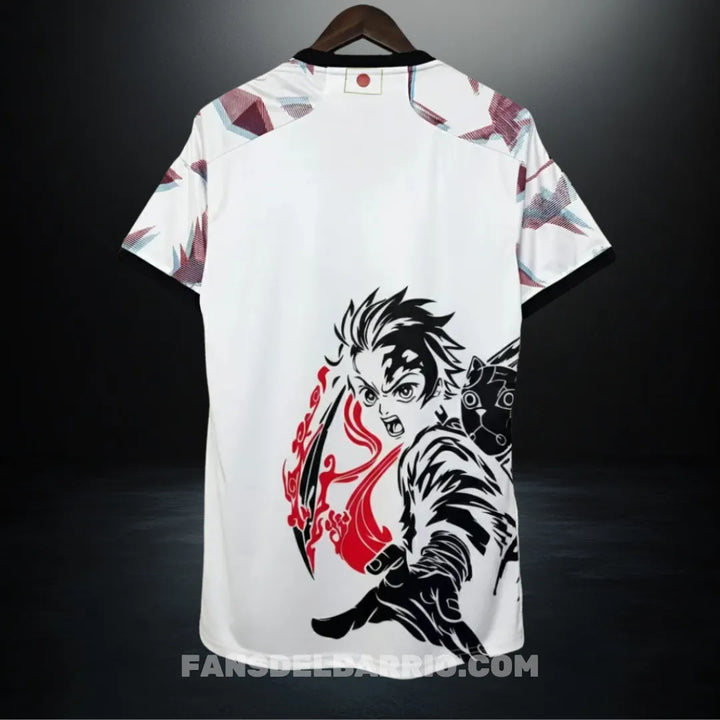 Camiseta Fan Selección de Japón 2024 Edición Especial Kimetsu no Yaiba: Tanjiro Kamado para Hombre