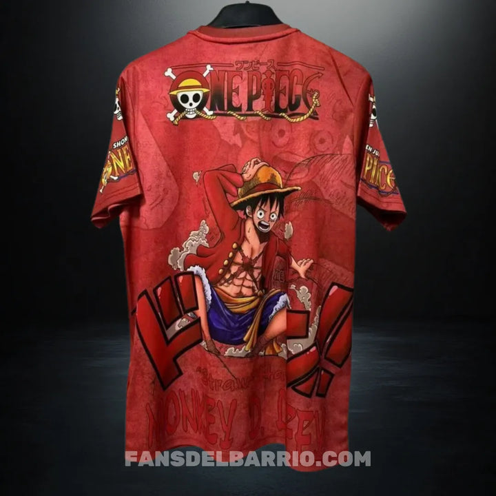 Camiseta Fan Selección de Japón 2025 Edición Especial One Piece: Monkey D. Luffy para Hombre