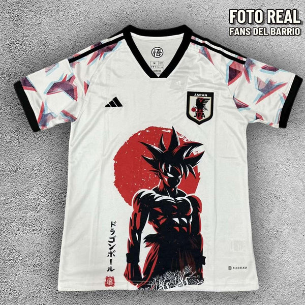 Japón Edición Especial Goku White and Red 2024 Camiseta Fan de Hombre (Adidas)