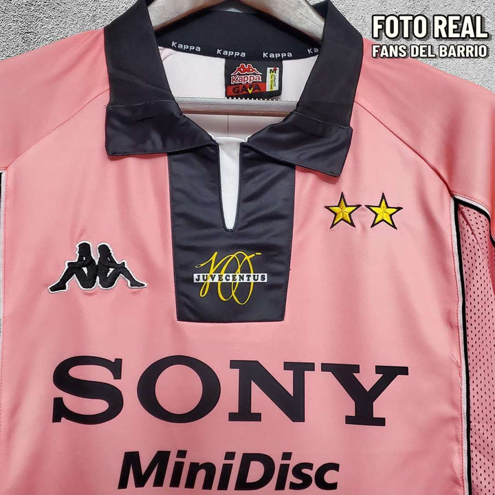 Juventus F.C. Edicion Centenario1997-98Alternativo Camiseta Retro de Hombre(Kappa)