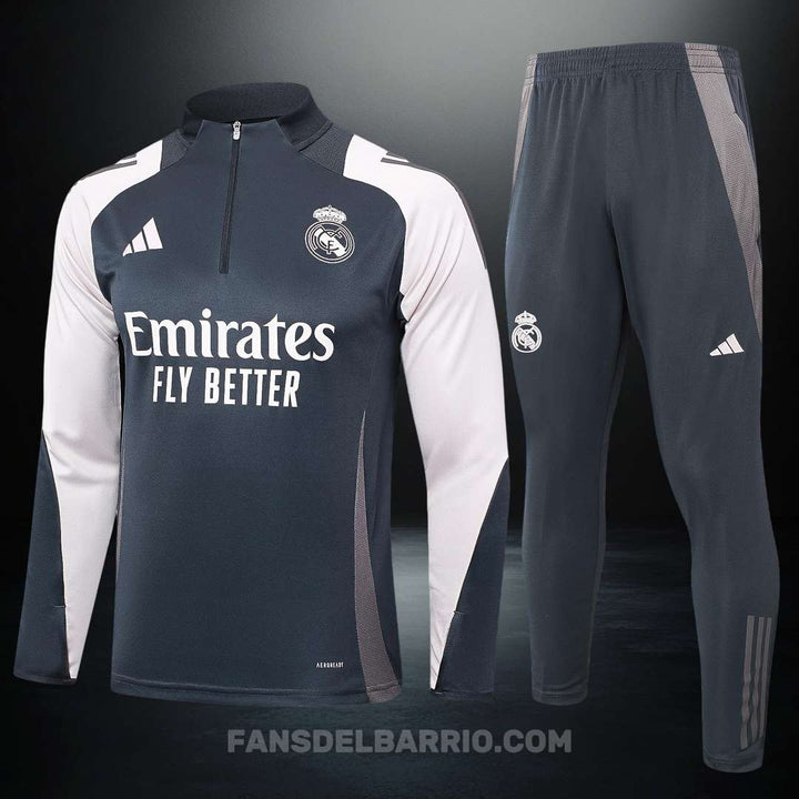 Kit Deportivo de Real Madrid 2024-25 Sudadera + Buzo (Adidas)