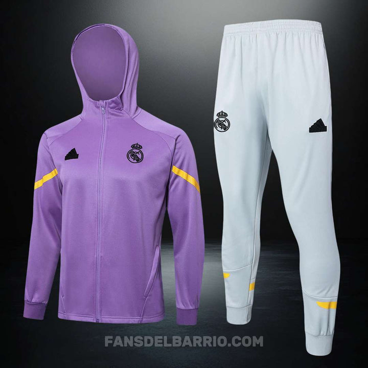 Kit Deportivo de Real Madrid 2024-25 Sudadera + Buzo (Adidas) 
