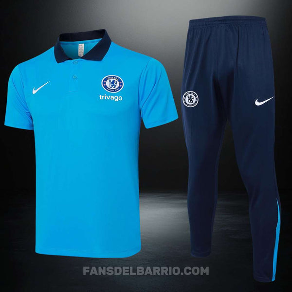 Kit Deportivo del Chelsea Football Club 2024-25 Polo + Buzo (Nike)