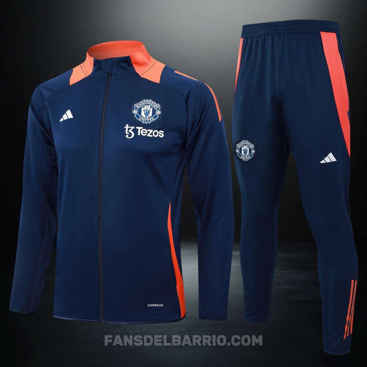 Kit Deportivo del Manchester United 2024-25 Sudadera + Buzo (Adidas)