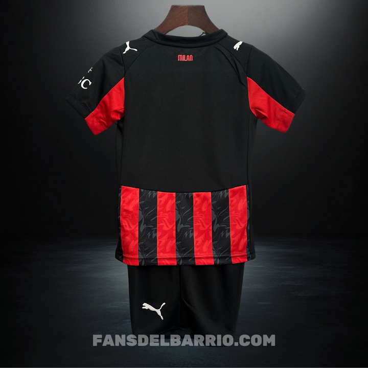 Kit Fan para Niño AC Milan 2025/26 Local