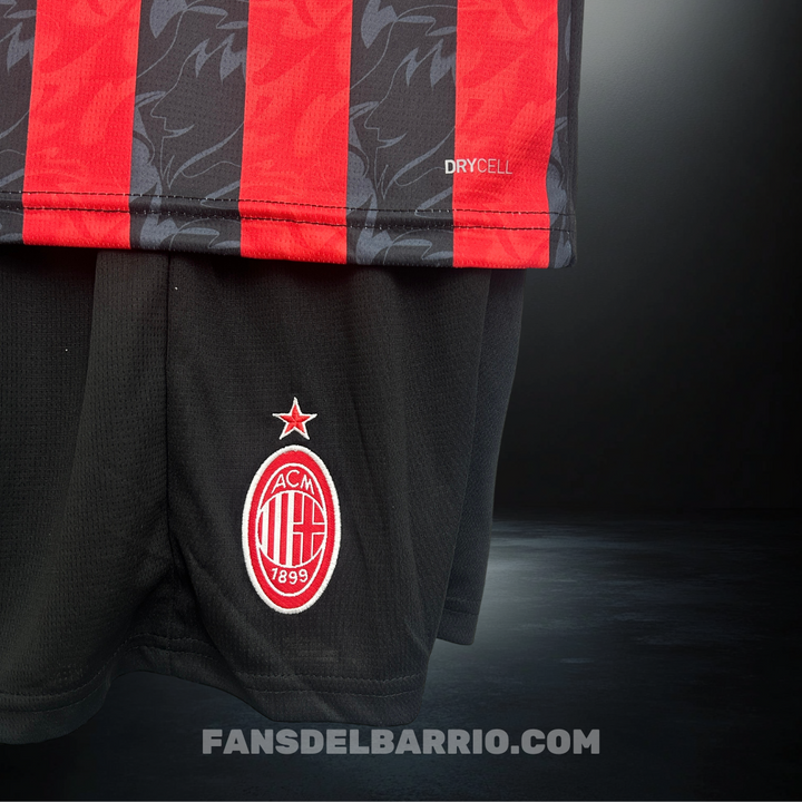 Kit Fan para Niño AC Milan 2025/26 Local