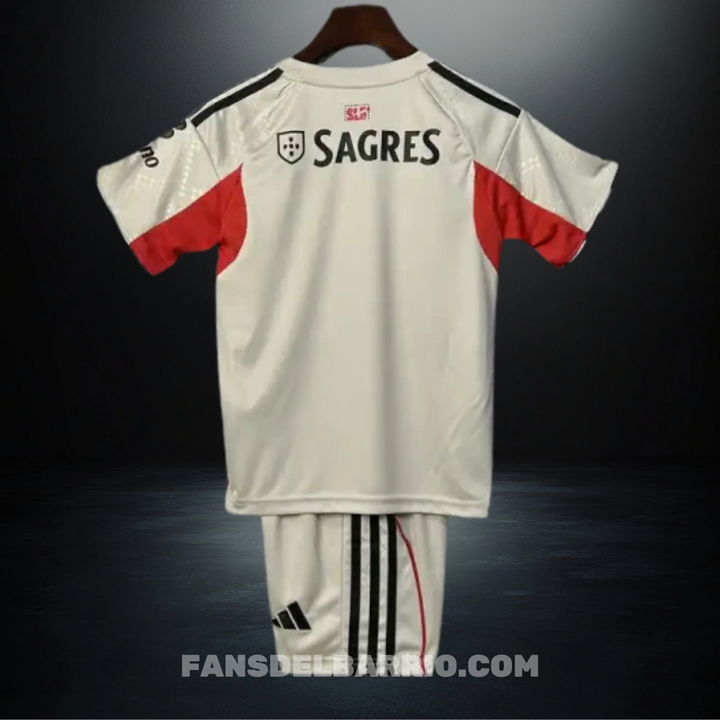 Kit Fan para Niño Benfica 2025/26 Visita