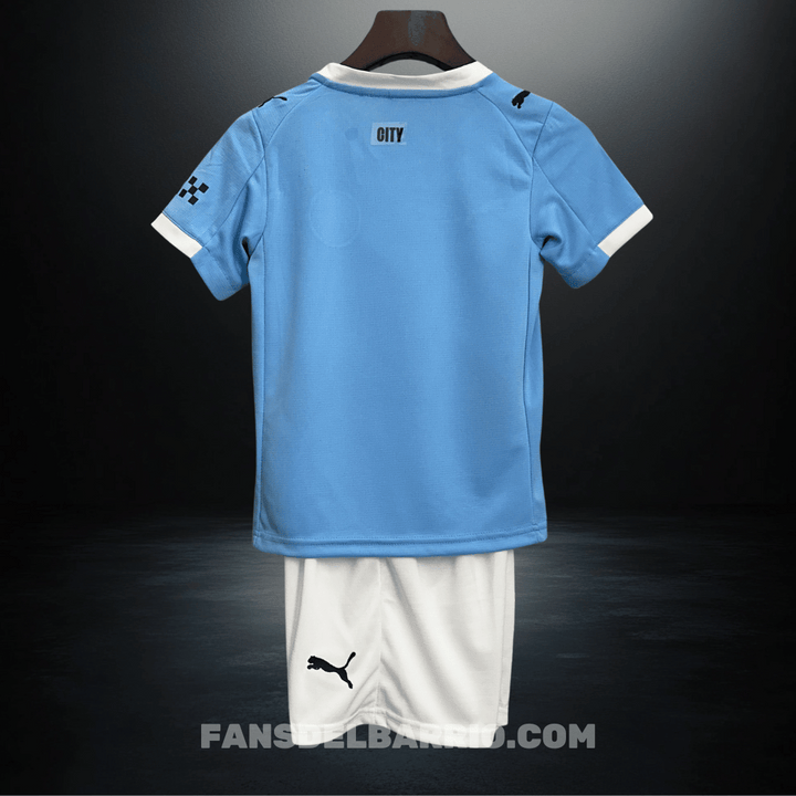 Kit Fan para Niño Manchester City 2025/26 Local