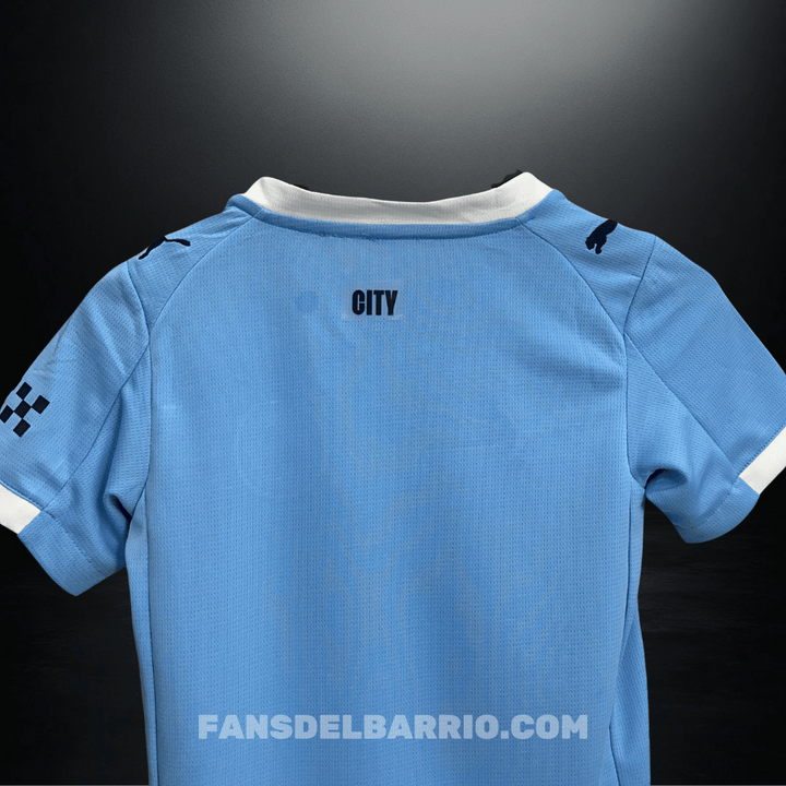 Kit Fan para Niño Manchester City 2025/26 Local
