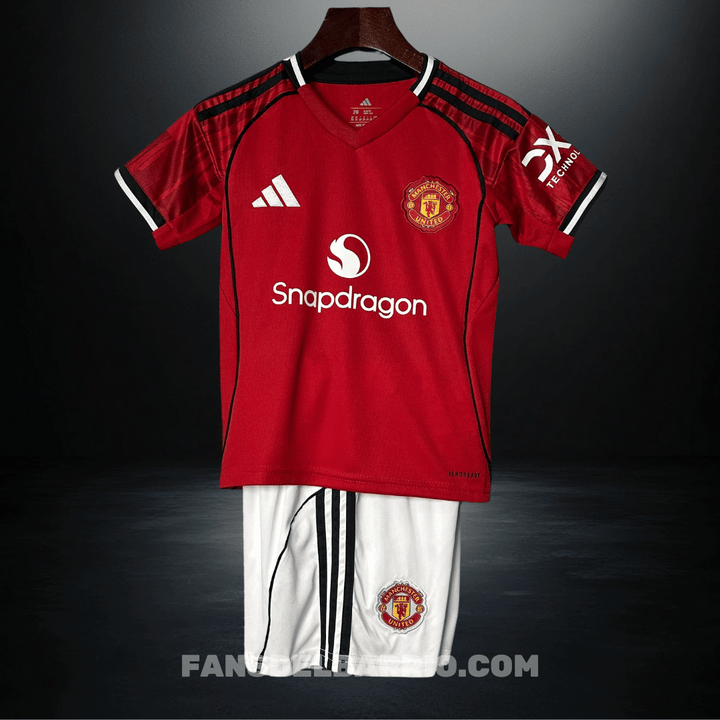 Kit Fan para Niño Manchester United 2025/26 Local