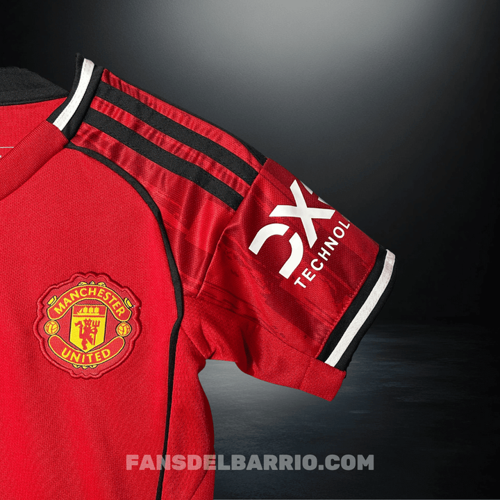 Kit Fan para Niño Manchester United 2025/26 Local